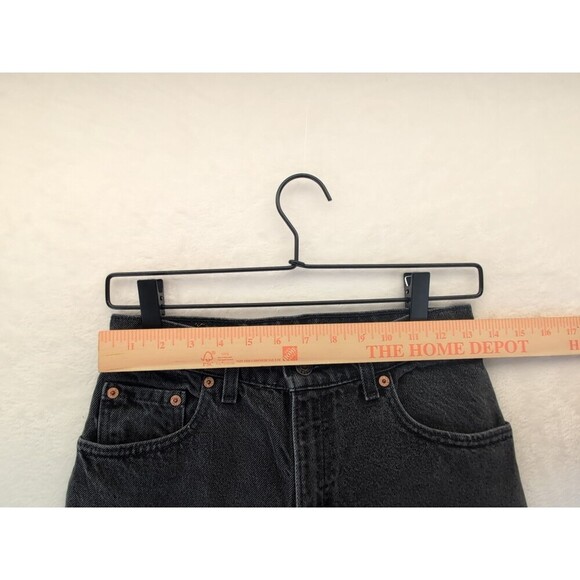 VTG Levis 17550-0260 Paper Tag Black Jeans Size 5 M Made in USA Tapered leg - Picture 4 of 14